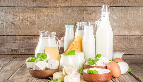 El alimento lácteo para el crecimiento y desarrollo