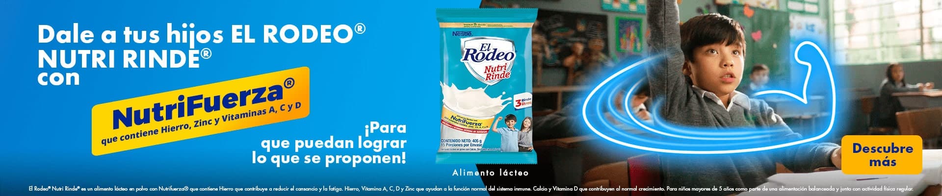 niño con nutrifuerza nutririnde