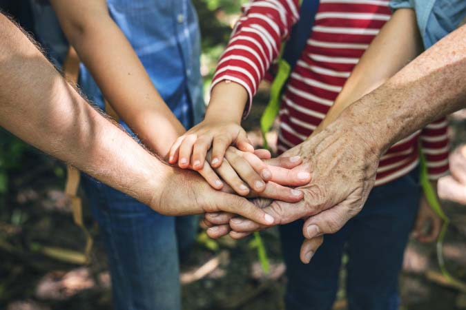 una familia unida